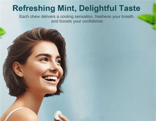90 Mineralized Energy Candy, keeps mouth, protects gum and tooth, 1 Bag (1 bag, containing 90 pills)